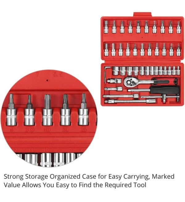 toolskart 46Pc Wrench Socket set