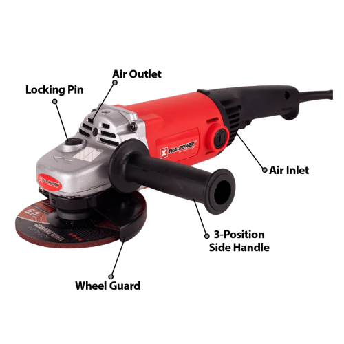 XPT-407 ANGLE GRINDER 125MM XTRA POWER 1200W - Image 2