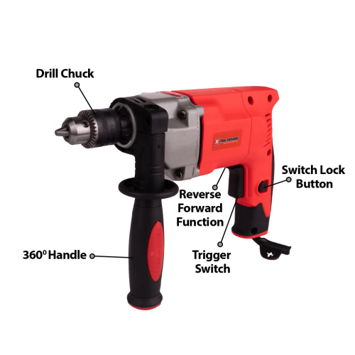 XPT-421 DRILL MACHINE 10MM XTRA POWER 650W - Image 2