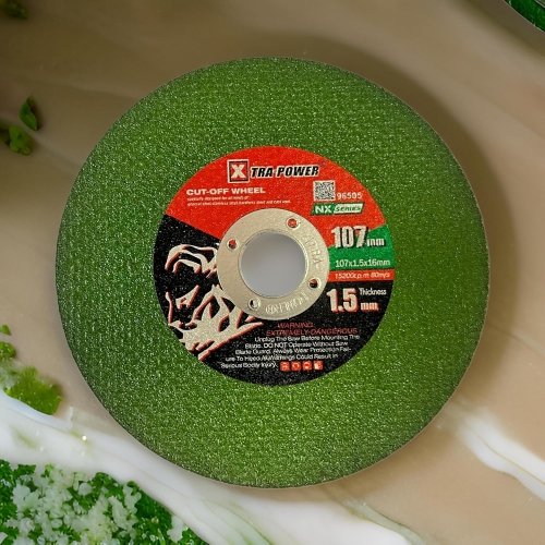 Xtra Power Cutting Wheel, 107 mm Diameter (4'' inch), 1.5 mm Thickness best for steel, iron, metal etc (100)